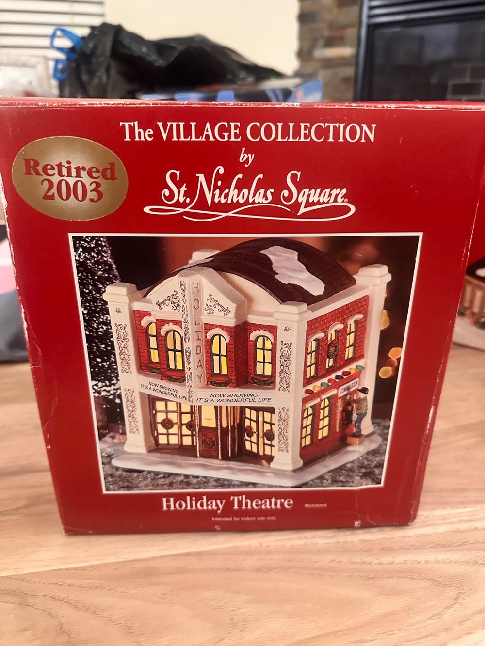 St. Nicholas Square Village Collection Holiday Theatre - Retired 2003